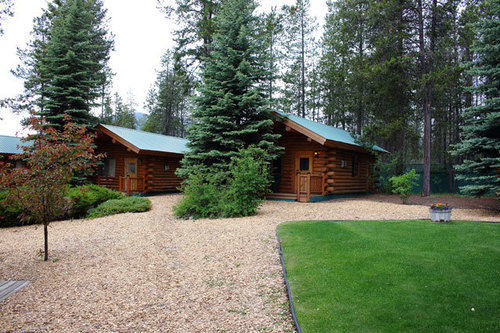 Silverwolf Log Chalets Coram Exterior photo