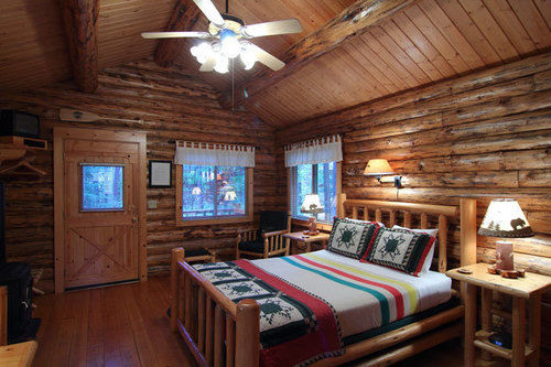 Silverwolf Log Chalets Coram Exterior photo