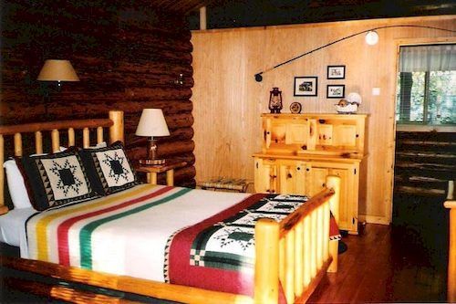 Silverwolf Log Chalets Coram Exterior photo