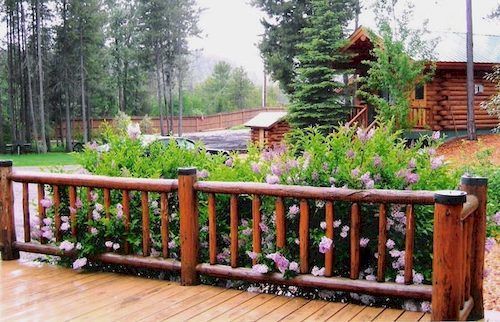 Silverwolf Log Chalets Coram Exterior photo